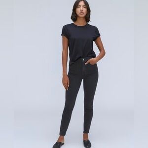 Everlane The Way High Skinny Jean. High Waisted. Stretchy. Black. Size 27